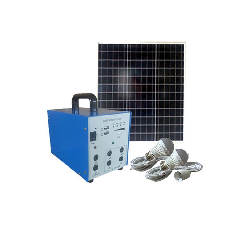  40w DC system solar power generator maliit na portable solar system.