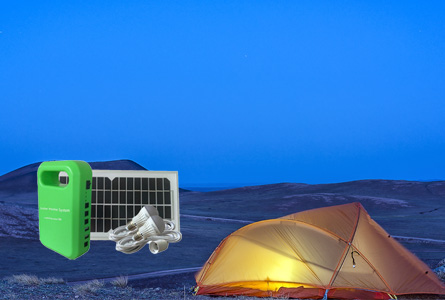 Solar Power System para sa Camping.